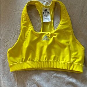 Adidas Yellow Sports Bra